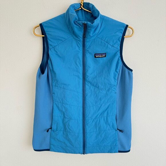 Patagonia Vest Size Small Blue Nano Air Full Zip Light Hybrid Insulated Jacket